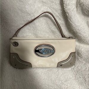 XOXO Women's Cream and Silver Wristlet